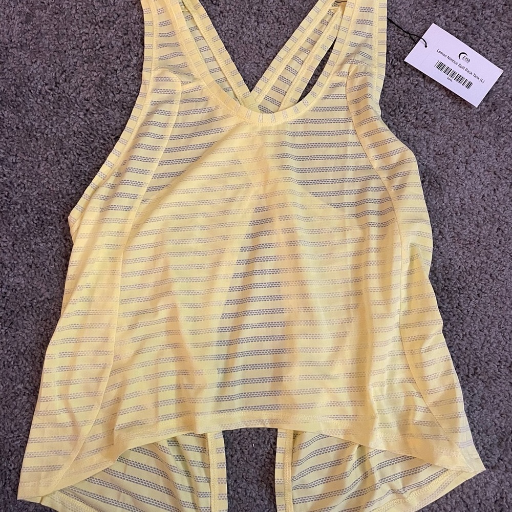 Zyia Lemon Nimbus Split Bank Tank